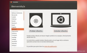 Como Instalar Ubuntu 12.04 - seleccionar idioma español
