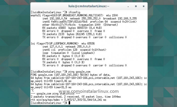 arch linux install arch linux instalar 10 network manager entorno grafico desktop envirnment cinnamon