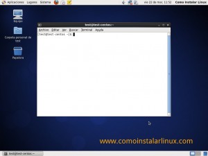 Como instalar Centos 6.4 - Terminal lista para configurar el sistema