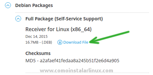 citrix ubuntu install ica client download linux