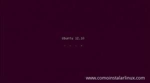 Como Instalar Ubuntu 12.10 inicio de instalación