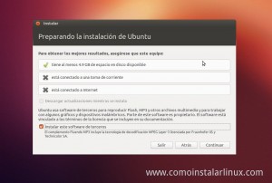 Como Instalar Ubuntu 12.10 instalacion de codecs y actuaizaciones