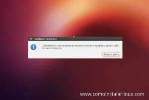Como Instalar Ubuntu 12.10 finalizando la instalacion