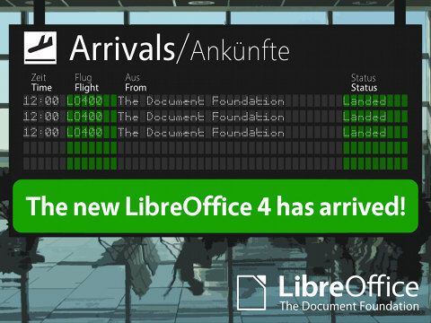 LibreOffice 4.0 listo para descargar