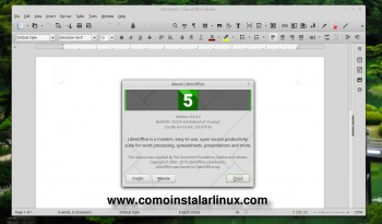 libreofice 5.1 install ubuntu linux mint instalar