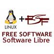 Linux es software libre, free software