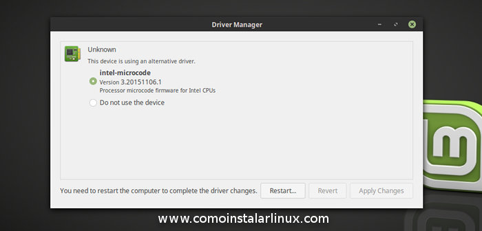 que hacer despues de instalar linux mint 18 sarah install driver manager controladores propietarios
