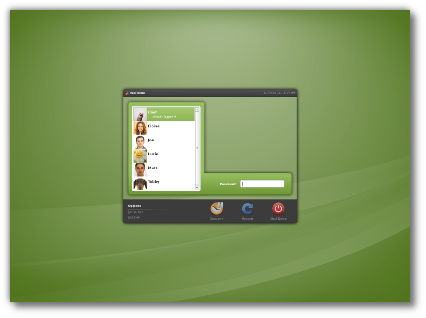 Linux Mint 14 MDM con temas de GDM 2