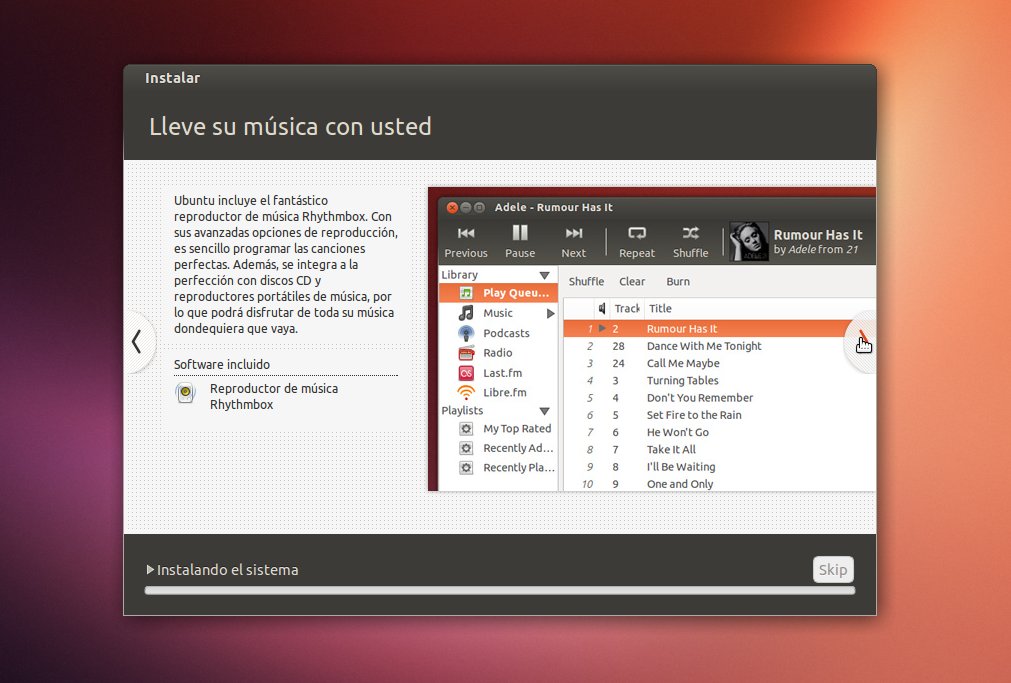 musica con ubuntu 13.04