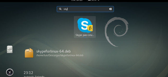 debian 9 stretch install skype for linux gnome 3 how to