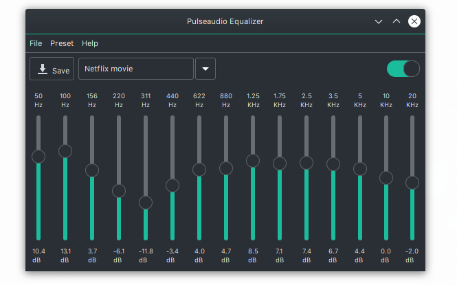 Pulseaudio Equalizer for Linux 2022.07 listo para descargar