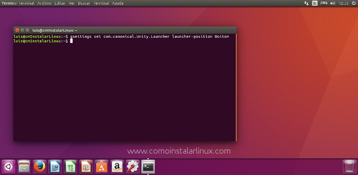 que hacer despues de instalar ubuntu 1604 lts xenial xerus cambiar lanzador de unity horizontal
