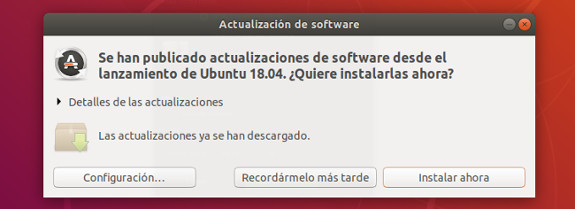 ubuntu 18.04 update dialog que hacer despues de instalar ubuntu 18.04